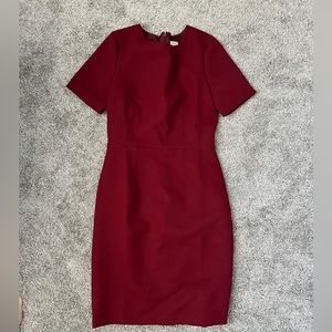 NWT J. Crew Maroon Dress